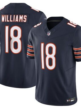 NWT Men's Chicago Bears Caleb Williams Nike Navy Vapor F.U.S.E. Limited Jersey